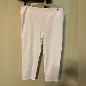 Women With Control White Pants/Leggings NWT